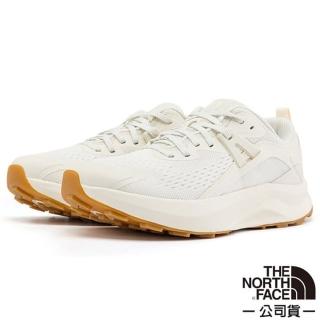 【The North Face】女款 HYPNUM 輕便透氣越野跑步鞋.VECTIV中底抓地慢跑鞋(7W5Q-7X1 白)