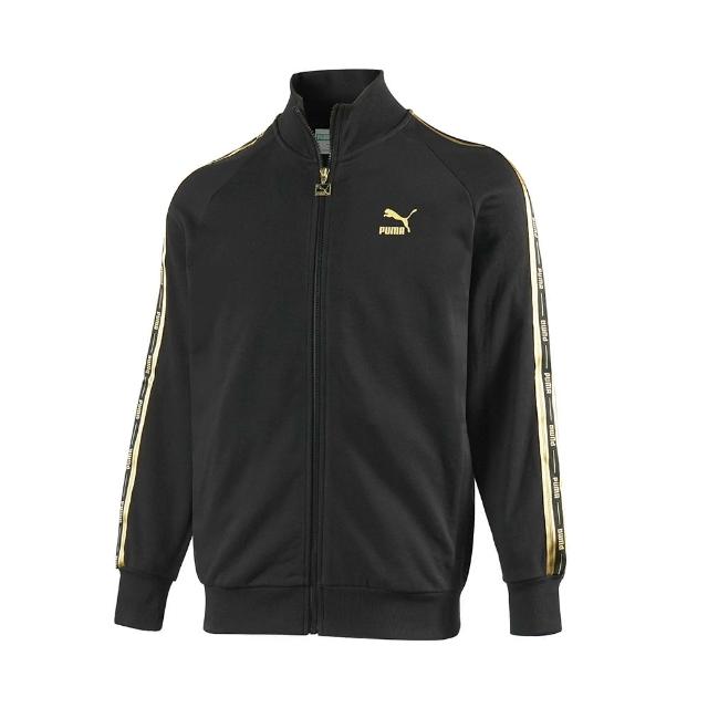 【PUMA】流行系列 Golden Sprint 男款 黑金色 休閒 新年 CNY 立領 外套 62582101