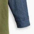 【LEVIS 官方旗艦】男款 Oversize寬鬆版拼接牛仔襯衫外套 上衣 熱賣單品 A5724-0001