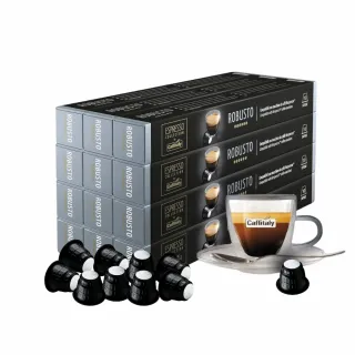 【Caffitaly】12盒共120顆 ROBUSTO 膠囊咖啡提供原裝進口外包裝(適用於Nespresso膠囊咖啡機)