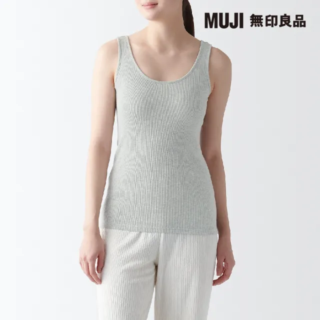 【MUJI 無印良品】女有機棉針織坦克背心(共3色)