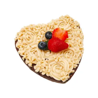【i3微澱粉】母親節蛋糕-愛心巧克力水果限糖蛋糕-6吋1顆(限卡 低澱粉 手作蛋糕)