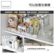 【YAMAZAKI 山崎】tower冰箱瓶罐收納盒-白(收納盒/餐具收納/抽屜收納盒/餐廚收納)