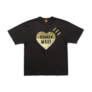 Human made 黑金/白金愛心短袖 HM27TE018