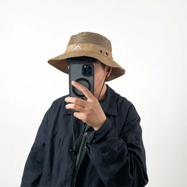 【NEW ERA】漁夫帽 Urban Detachable Bucket Hat 男女款 棕 卡其 帽子 刺繡 遮陽(NE14148016)