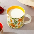 【JEN】花卉陶瓷馬克杯(4色可選)