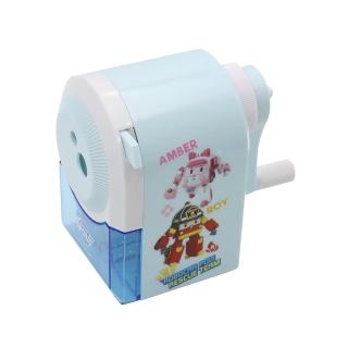 【收納王妃】POLI 波力 大小通吃可調式削筆機 削筆機 削鉛筆機 安寶 赫利 羅伊(安全方便 粗細皆可)