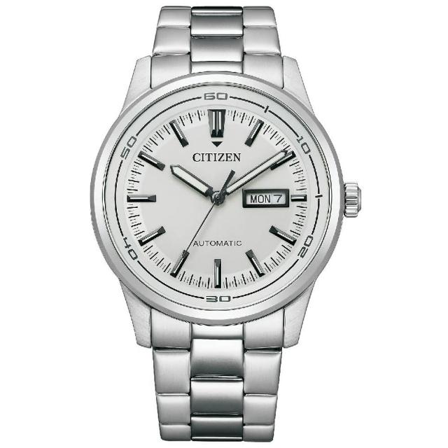 【CITIZEN 星辰】Mechanical 極簡現代機械錶-銀/42mm 母親節限定(NH8400-87A)