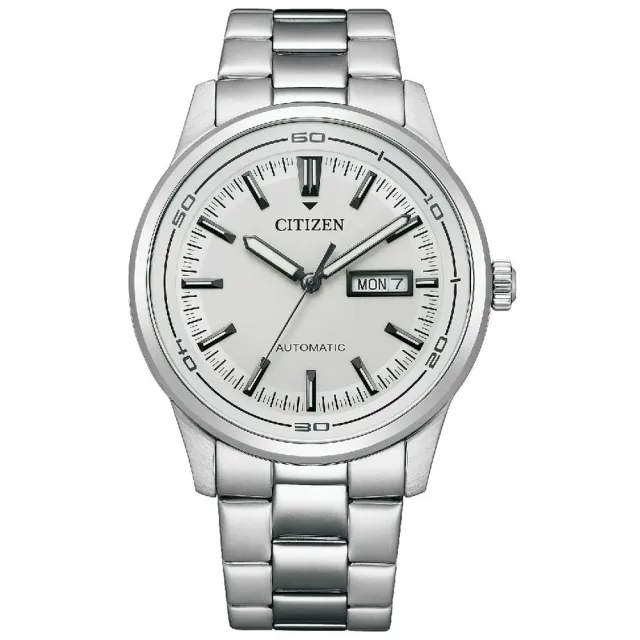 【CITIZEN 星辰】Mechanical 極簡現代機械錶-銀/42mm情人節 禮物(NH8400-87A)