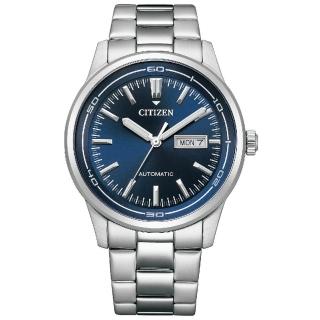 【CITIZEN 星辰】Mechanical 極簡現代機械錶-藍x銀/42mm(NH8400-87L)