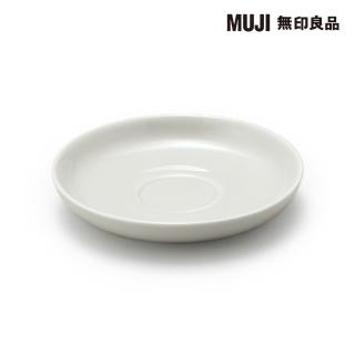 【MUJI 無印良品】日常食器/濃縮咖啡杯用盤/灰米 約直徑11cm