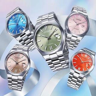 【CITIZEN 星辰】PANTONE 限定 機械錶(NJ0158-89L.NJ0158-89W.NJ0158-89X.NJ0158-89Y.NJ0158-89Z)