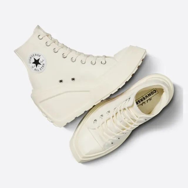 【CONVERSE】CHUCK 70 DE LUXE WEDGE HI 高筒 休閒鞋 厚底鞋 女鞋 白色(A06479C)