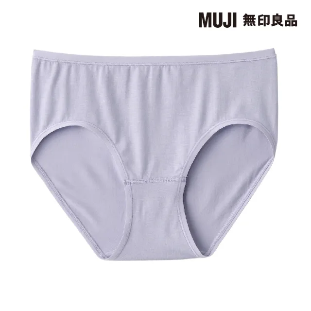 【MUJI 無印良品】女柔滑中腰內褲(共8色)