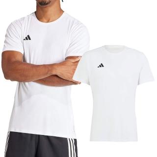 【adidas 愛迪達】Adizero E Tee 男款 白色 上衣 亞洲版 運動 慢跑 訓練 修身 吸濕排汗 短袖 IN1157