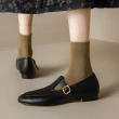 【WYPEX】現貨+預購 極軟法式真皮瑪莉珍鞋女鞋 平底休閒鞋(2色)