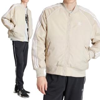 【adidas 愛迪達】Comm Sst Vrct 男款 淺褐色 三葉草 棒球外套 運動 休閒 外套 IL2576