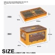 【ONE HOUSE】20L升級款巨型 艾加五開門折疊收納箱(5入)