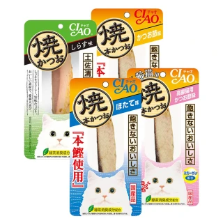 【CIAO】燒魚柳條日本原裝進口 12包組(貓零食 貓魚柳條)