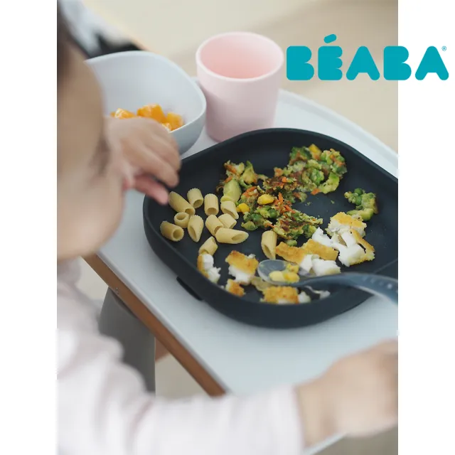 【BEABA】矽膠學習餐具4件組(多色可選)