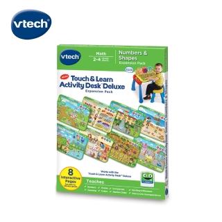 【Vtech】互動學習點讀桌圖鑑套卡組(數字形狀認知2-4歲)