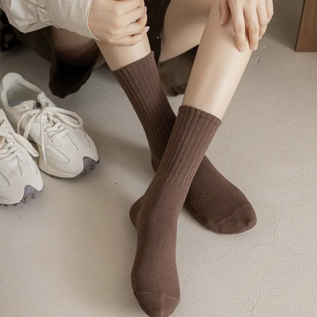 【SeasonsBikini】多色基礎純色中高筒襪 -SK01(中高筒襪學生襪中筒襪素色襪)