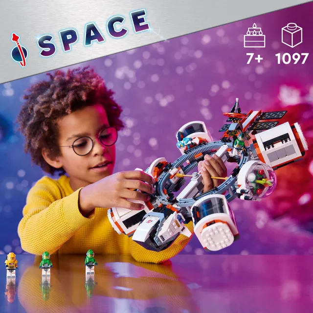 【LEGO 樂高】城市系列 60433 太空站(兒童玩具 STEM科學教育)