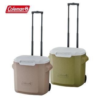 【Coleman】26.5L拖輪冰箱(露營冰箱 戶外冰桶 保冰桶)