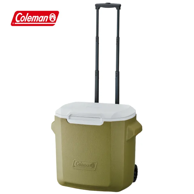 【Coleman】26.5L拖輪冰箱(露營冰箱 戶外冰桶 保冰桶)