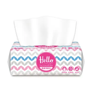 【Hello】親膚洗臉巾(70抽12包)