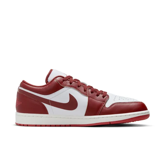 【NIKE 耐吉】AIR JORDAN 1 LOW SE 男 運動 休閒鞋 白紅(FJ3459160)