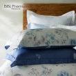 【BBL Premium】100%天絲印花兩用被床包組-心動藍玫瑰(加大)
