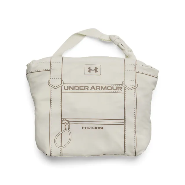 【UNDER ARMOUR】UA 女 Essentials 可收納式托特包_1381908-114(白色)