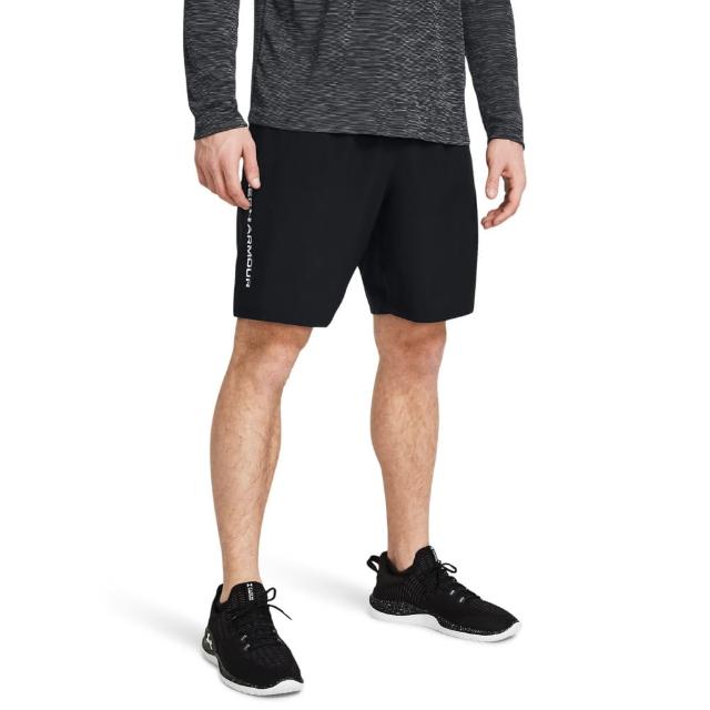 【UNDER ARMOUR】UA 男 Woven Wdmk 運動短褲_1383356-001(黑色)