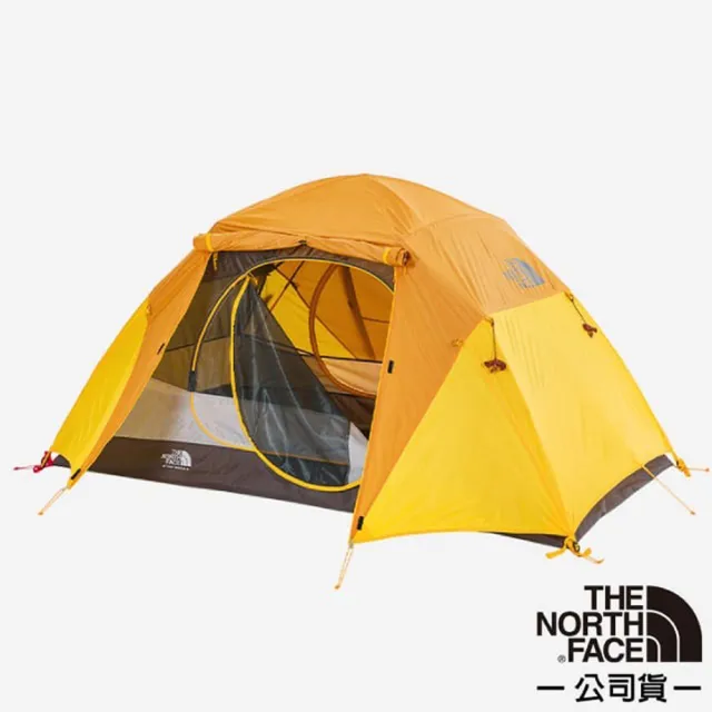 【The North Face】STORMBREAK 2 鋁合金防水2人登山帳篷(52VI-3QM 黃)
