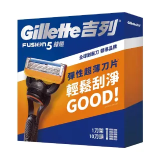 【Gillette 吉列】鋒護手動刮鬍刀組(刀架x1+刀頭x6)