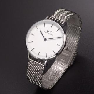 【daniel wellington】daniel wellington米蘭風格時尚腕錶-銀色-32mm-dw00100164