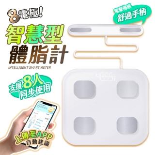 【FJ】八電極智慧型體脂計BF1(精準測脂支援藍芽連線 體脂秤 體脂計 體脂 體重機 體脂機)