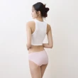 【SAVVY 莎薇】健康內褲-EcoVero™生態環保纖維 M-LL中低腰三角褲 AS3327PN(彩霞粉)