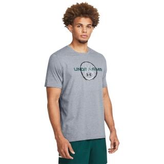 【UNDER ARMOUR】UA官方直營 男 籃球短袖T-Shirt 1382849-035(灰色)
