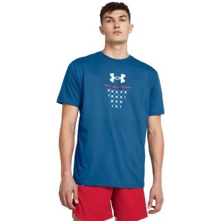 【UNDER ARMOUR】UA 男 籃球短袖T-Shirt 1382855-406(藍色)