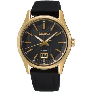 【SEIKO 精工】CS 簡約 大視窗日期 輪胎紋腕錶 39.5MM(6N76-00K0C／SUR560P1)