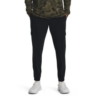 【UNDER ARMOUR】UA官方直營 男 Stretch Woven Cargo運動長褲 1380358-001(黑色)