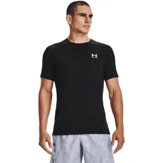 【UNDER ARMOUR】UA 男 HG Armour 短袖T-Shirt_1361683-001(黑色)