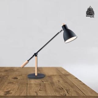 【必登堡】黎瑞卡桌燈 B336543(檯燈/床頭燈/現代/簡約/北歐風/工業風/學生用)