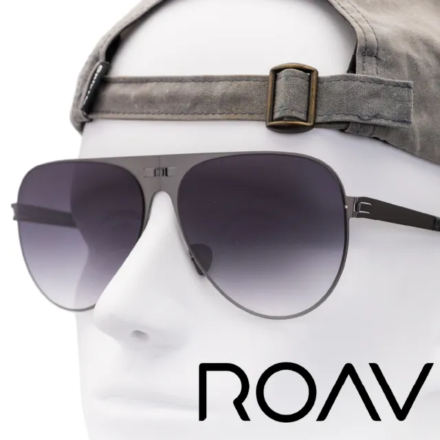【ROAV】Jennifer 超輕折疊太陽眼鏡(超輕 折疊 附收納保護套 Jennifer NY002 12.41)