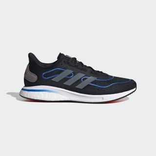 【adidas 愛迪達】慢跑鞋 男鞋 運動鞋 緩震 訓練 健身 SUPERNOVA 黑 FW1197