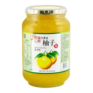 【美式賣場】韓味不二 柚子茶飲組(1公斤/罐)