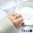 【HERA 赫拉】麻花開口戒指潮流扭結食指單戒指-2色 H111030103(飾品)