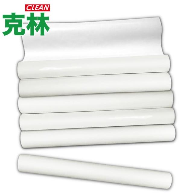 【CLEAN 克林】無毒淋膜食品包裝紙捲 超值六入補充包(免擦桌防髒餐墊紙 拋棄式 防水防油 寶寶進食輔助 BLW)